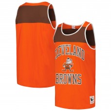 Майка Cleveland Browns Mitchell & Ness  Heritage Colorblock - Orange/Brown