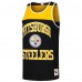 Майка Pittsburgh Steelers Mitchell & Ness Black/Gold Heritage Colorblock