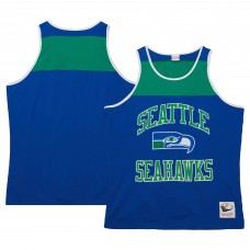 Майка Seattle Seahawks Mitchell & Ness  Heritage Colorblock - Royal/Green