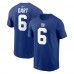 New York Giants Jaxson Dart Nike Royal Name & Number T-Shirt