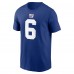 New York Giants Jaxson Dart Nike Royal Name & Number T-Shirt