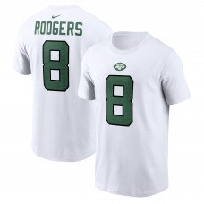 Футболка с номером Aaron Rodgers New York Jets Nike - White