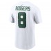 Футболка с номером Aaron Rodgers New York Jets Nike - White