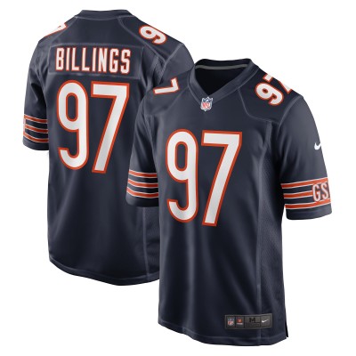 Игровая джерси Andrew Billings Chicago Bears Nike Game - Navy