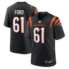 Джерси Cincinnati Bengals Cody Ford Nike Black Game Джерси Cincinnati Bengals Cody Ford Nike Black Game