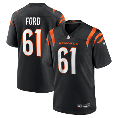 Джерси Cincinnati Bengals Cody Ford Nike Black Game