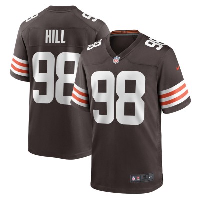 Игровая джерси Trysten Hill Cleveland Browns Nike Game - Brown