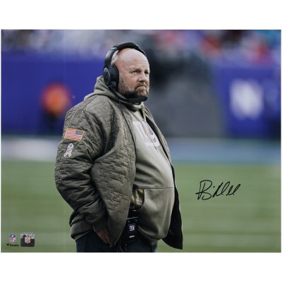 Brian Daboll New York Giants Fanatics Authentic Autographed 16 x 20 Sideline Photograph
