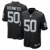 Игровая джерси Jacob Bobenmoyer Las Vegas Raiders Nike Game Player - Black