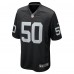 Игровая джерси Jacob Bobenmoyer Las Vegas Raiders Nike Game Player - Black