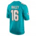 Игровая джерси Jake Bailey Miami Dolphins Nike Game Player - Aqua