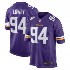 Игровая джерси Dean Lowry Minnesota Vikings Nike - Purple