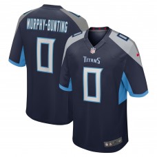 Игровая джерси Sean Murphy-Bunting Tennessee Titans Nike Game Player - Navy