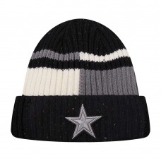 Шапка Dallas Cowboys Pro Standard Speckled Cuffed Knit - Black/White