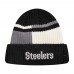 Шапка Pittsburgh Steelers Pro Standard Speckled Cuffed Knit - Black/White