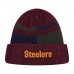 Шапка Pittsburgh Steelers Pro Standard Speckled Cuffed Knit - Burgundy