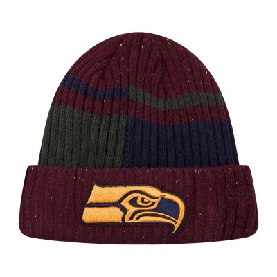 Шапка Seattle Seahawks Pro Standard Speckled Cuffed Knit - Burgundy
