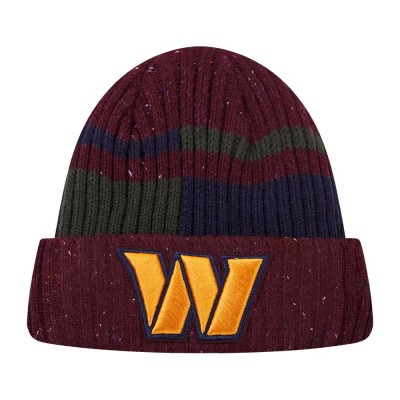 Шапка Washington Commanders Pro Standard Speckled Cuffed Knit - Burgundy