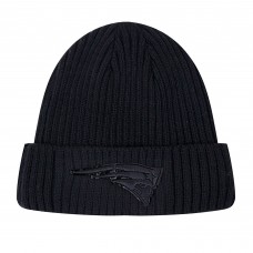 Шапка New England Patriots Pro Standard Triple Black Cuffed Knit