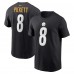 Pittsburgh Steelers Kenny Pickett Nike Black Player Name & Number T-Shirt