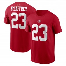 Футболка Christian McCaffrey San Francisco 49ers Nike Player Name & Number - Scarlet