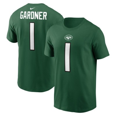 Футболка с номером Sauce Gardner New York Jets Nike - Green
