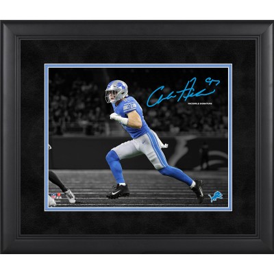 Aidan Hutchinson Detroit Lions Facsimile Signature Fanatics Authentic Framed 11 x 14 Spotlight Photograph