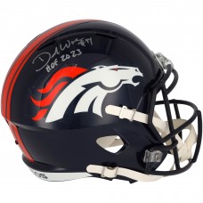 DeMarcus Ware Denver Broncos Fanatics Authentic Autographed Riddell Speed Replica Helmet with HOF 23 Inscription