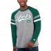 Футболка с длинным рукавом New York Jets Starter Kickoff Raglan - Gray/Green