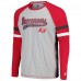 Футболка с длинным рукавом Tampa Bay Buccaneers Starter Kickoff Raglan - Gray/Red