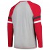 Футболка с длинным рукавом Tampa Bay Buccaneers Starter Kickoff Raglan - Gray/Red