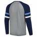 Футболка с длинным рукавом Tennessee Titans Starter Kickoff Raglan - Gray/Navy