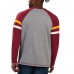 Футболка с длинным рукавом Washington Commanders Starter Kickoff Raglan - Gray/Burgundy