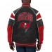 Куртка Tampa Bay Buccaneers G-III Sports by Carl Banks Faux Suede Raglan Varsity - Black
