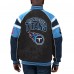 Куртка Tennessee Titans G-III Sports by Carl Banks Faux Suede Raglan Full-Zip Varsity - Black