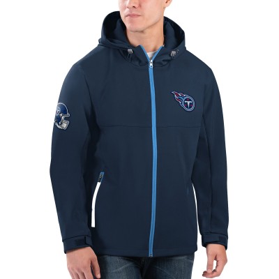 Толстовка на молнии Tennessee Titans G-III Sports by Carl Banks Soft Shell - Navy