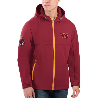 Толстовка на молнии Washington Commanders G-III Sports by Carl Banks Soft Shell - Burgundy