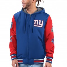 Кофта на молнии New York Giants G-III Sports by Carl Banks Commemorative Reversible - Royal/Red