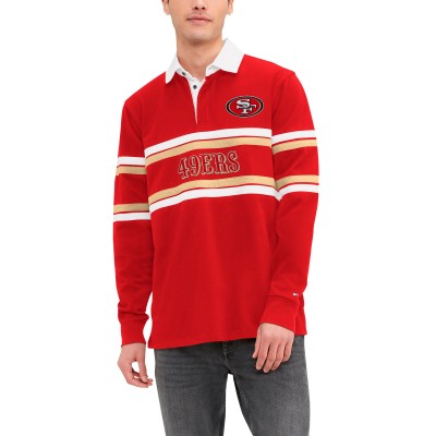 Футболка с длинным рукавом San Francisco 49ers Tommy Hilfiger Cory Varsity Rugby - Scarlet