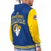 Кофта на молнии Los Angeles Rams G-III Sports by Carl Banks Commemorative Reversible - Royal/Gold