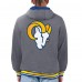 Кофта на молнии Los Angeles Rams G-III Sports by Carl Banks Commemorative Reversible - Royal/Gold