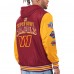 Кофта на молнии Washington Commanders G-III Sports by Carl Banks Commemorative Reversible - Burgundy/Gold