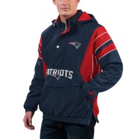 Куртка на короткой молнии New England Patriots Starter Home Team - Navy/Red