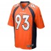 Игровая джерси Troy Jones Denver Broncos Nike Game - Orange