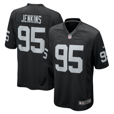 Игровая джерси John Jenkins Las Vegas Raiders Nike Game - Black