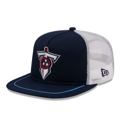 Бейсболка Tennessee Titans New Era Original Classic Golfer - Navy/White