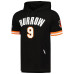 Футболка Cincinnati Bengals Joe Burrow Pro Standard Black Name & Number Hoodie