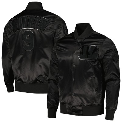 Куртка на кнопках Joe Burrow Cincinnati Bengals Pro Standard Player - Black
