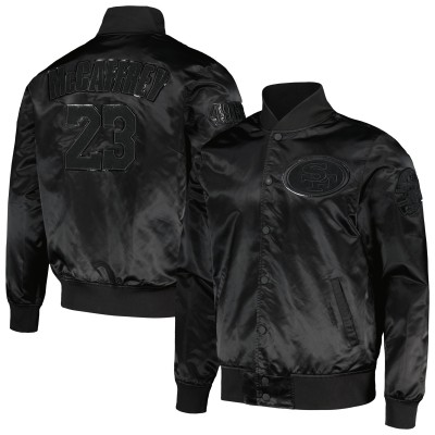 Куртка на кнопках Christian McCaffrey San Francisco 49ers Pro Standard Player - Black