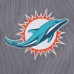 Свитер и шапка Miami Dolphins Pro Standard Crewneck Box Gift - Gray